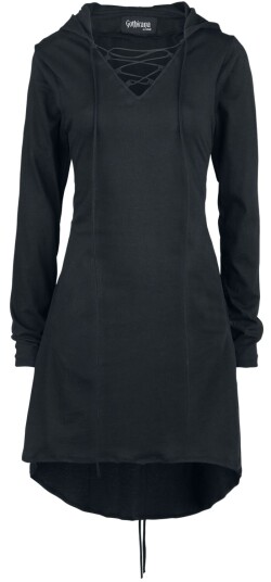 Gothicana by EMP Goth Middellang kjole Angels Fall S til XXL Damer svart