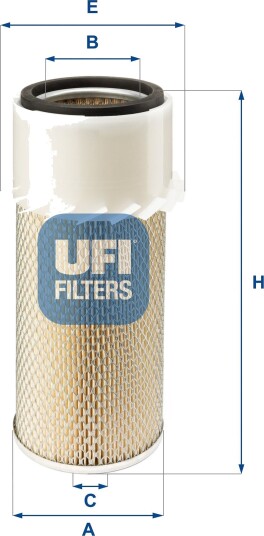 UFI 27.300.00 Luftfilter