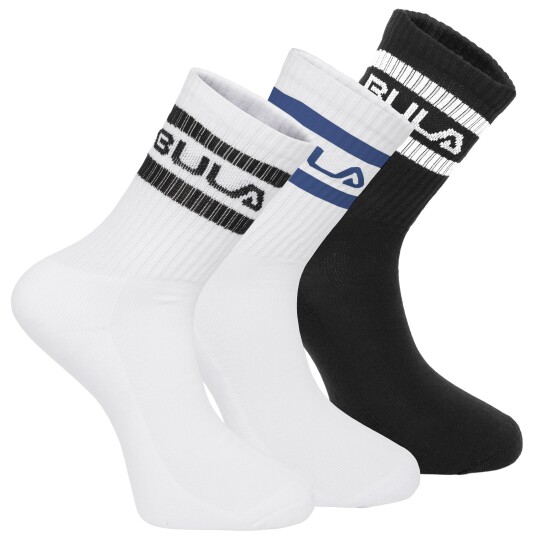 Bula Unisex 3pk Socks Off! Electric Blue 40-42