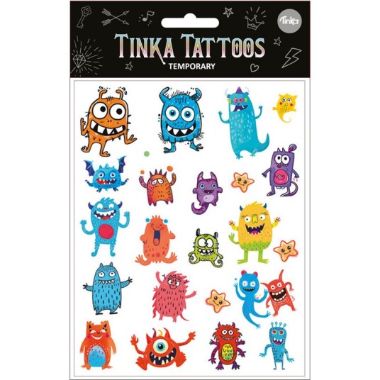 Tinka Tattoo Midlertidig Tatoveringer Monster