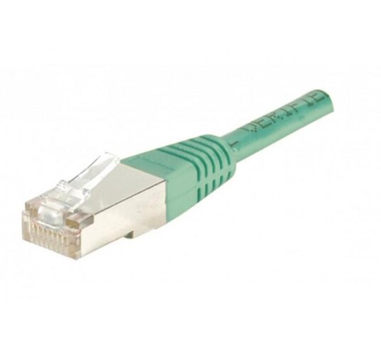 EXC Patch Cord RJ45 CAT.5e F/UTP Green 5m