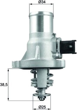 Termostat, kjølemiddel MAHLE TM 41 105