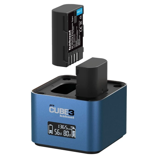 Hähnel ProCube 3 Twin Charger Panasonic For DMW-BLC12 BLF19 BLJ31 og BLK22 Hähnel ProCube 3 Twin Charger Panasonic For DMW-BLC12 BLF19 BLJ31 og BLK22