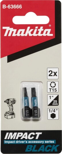 Makita Bits B-63666 T15x25mm 2 Stk