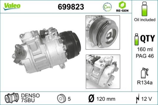 AC kompressor VALEO 699823