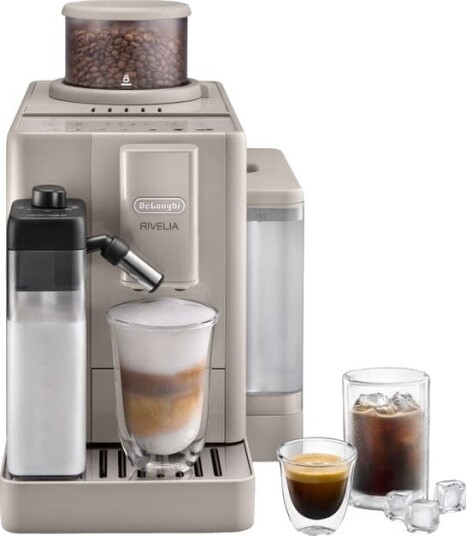 De"Longhi Rivelia Start kaffemaskin FEB4255.BG (Sand Beige)