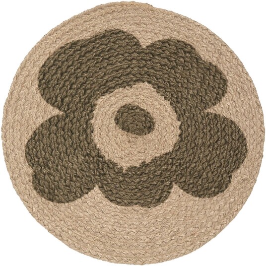 Marimekko Unikko Jute Dekselserviett Bordbrikker