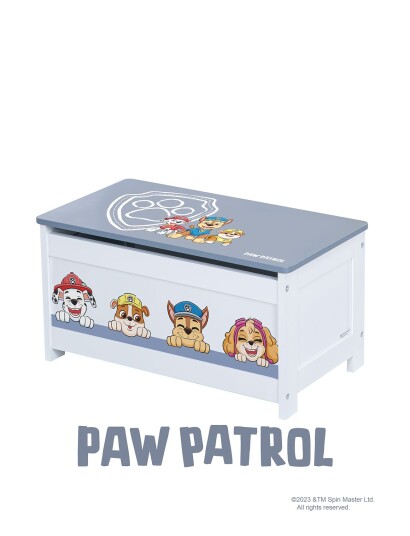 Paw Patrol Toy Chest Paw Patrol - White - 60X 32X 30CM Paw Patrol Toy Chest Paw Patrol - White - 60X 32X 30CM