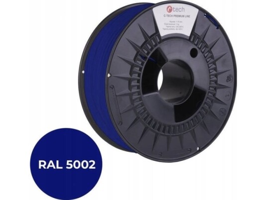 Filament 3D C-Tech Premium Line Petg Ral5002 1,75Mm 1Kg Ultramarine Blue Filament 3D C-Tech Premium Line Petg Ral5002 1,75Mm 1Kg Ultramarine Blue