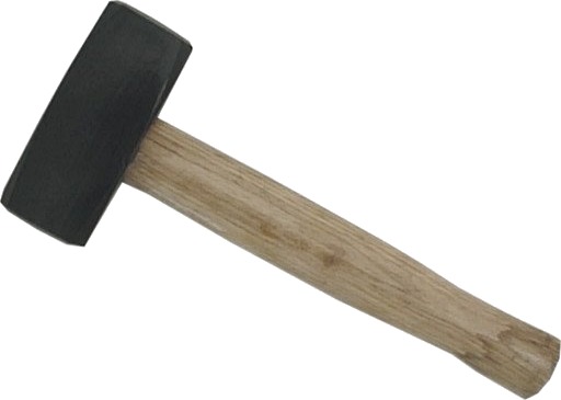 Hero-Tools Slegge 1,5 kg med lakkert treskaft - Håndverktøy Hero-Tools Slegge 1,5 kg med lakkert treskaft - Håndverktøy