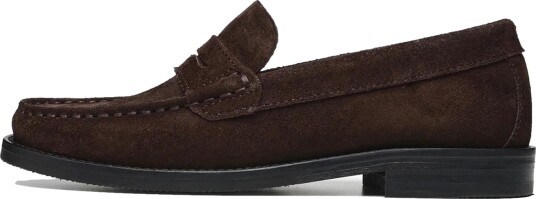 Garment Project Miles Penny Loafer Brown Suede Brown 46 Garment Project Miles Penny Loafer Brown Suede Brown 46