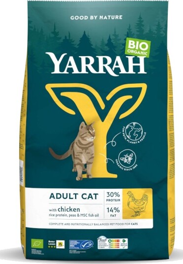 Yarrah Organic Med Økologisk Kylling 2 X 2.4 kg