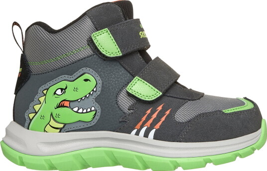 Skechers Støvler Dynamisk Trail Dino Speidere Grå/Lime Skechers 31 Støvler Grønn Svart