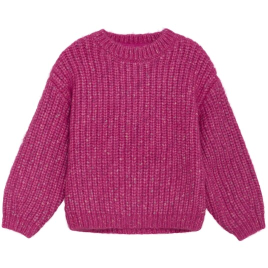 Minymo Fuchsia Fedora Pullover Strikk 116