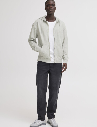 Blend Bhbrody Sweatshirt Zipp Hood - Grey - XXL