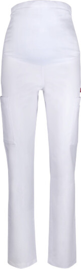 Smila Workwear Nea-bukser for kvinner, hvit, 1 stk ,SBG-70270-01 S