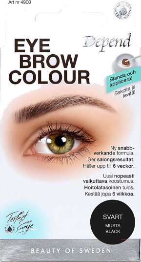 Depend Eyebrow Colour Black