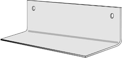 Skånebeslag 2212003 Baderomshylle hvit 120 x 400 mm, Baderom Skånebeslag 2212003 Baderomshylle hvit 120 x 400 mm, Baderom