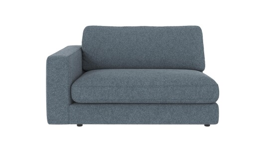 Rowico Home Duncan 1,5 seters ende V Middels blå Bobby 15 129 x 103 x 78 cm Blå