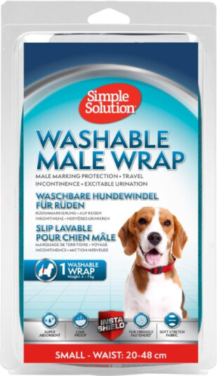 Simple Solution Vaskbar Bleie til Hannhunder S (20-48 cm)