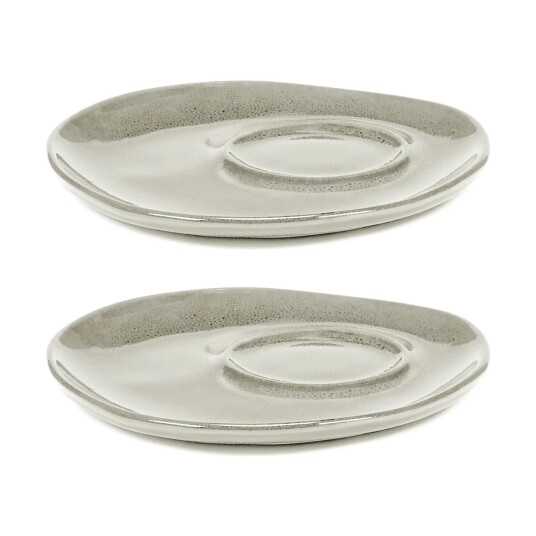 Serax La Mère skål til kaffekopp Ø14,5 cm 2-pakn. Off white