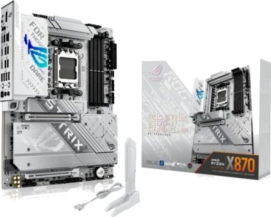 Asus ROG Strix X870-A Hovedkort ATX med WiFi 7 og DDR5 Asus ROG Strix X870-A Hovedkort ATX med WiFi 7 og DDR5