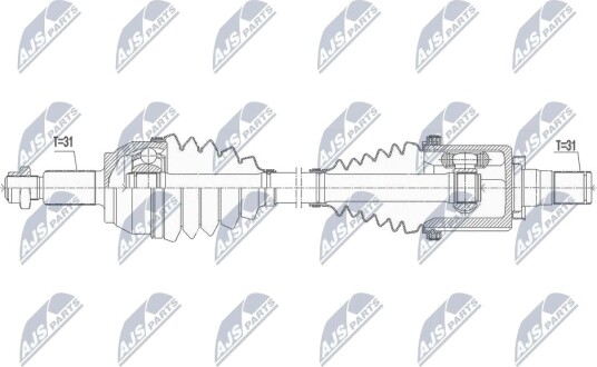 Nty Drivaksel NTY NPW LR 021