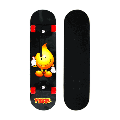 Flare Skateboard-24/25, skateboard, nybegynner, unisex Black One Size