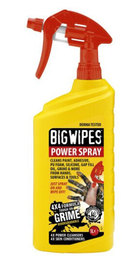 Big Wipes power spray, antibakteriell rensevæske, 1L Big Wipes power spray, antibakteriell rensevæske, 1L