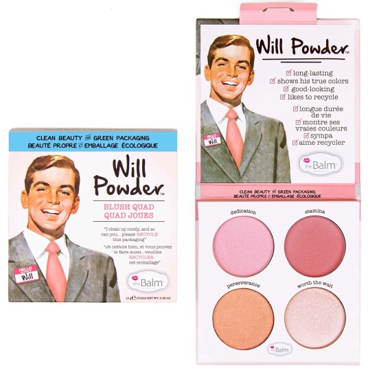 The Balm Will Powder Blush Quad 10 g Blush