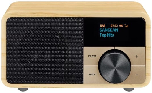 Sangean DDR-7 DAB+ Bluetooth Radio i Naturlig Tre Sangean DDR-7 DAB+ Bluetooth Radio i Naturlig Tre