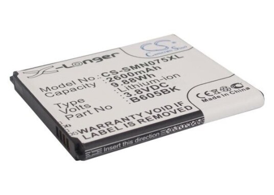 Samsung SC-02F Galaxy J batteri (2600 mAh 3.7 V) Samsung SC-02F Galaxy J batteri (2600 mAh 3.7 V)
