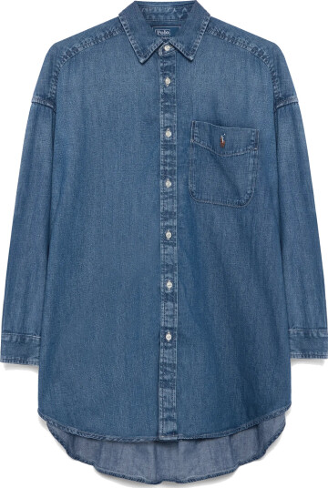 Polo Ralph Lauren Oversize Denim Shirt - Blue - M Polo Ralph Lauren Oversize Denim Shirt - Blue - M