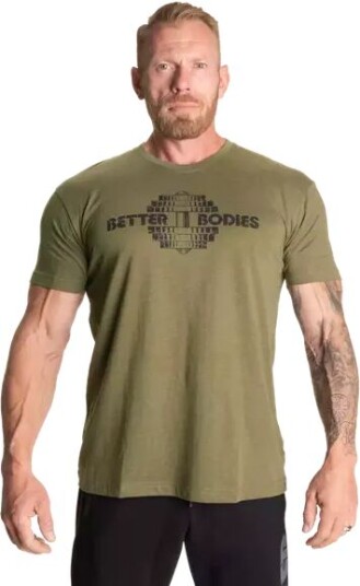 BETTER BODIES MEN Better Bodies Recruit T-Shirt, grønn t-skjorte