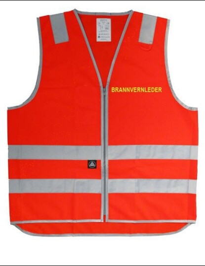 Refleksvest brannvernleder