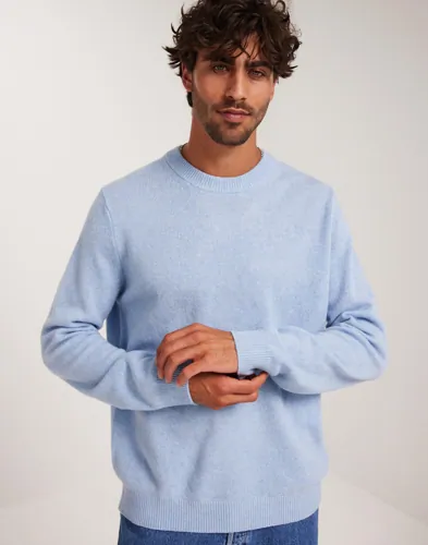 Samsøe Samsøe Isak Knit Sweater 15010 Collegegensere Blå