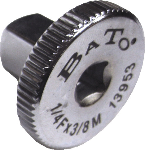Adapter 1/4"innv.Ã3/8"utv.lavprofil
