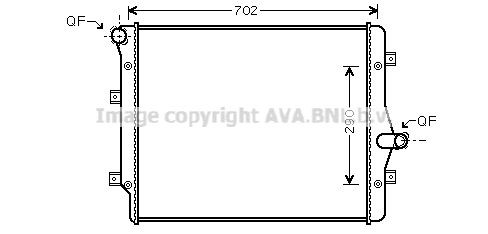 Radiator AVA Clever Choice VN2208