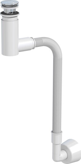 Prevex 1532400 Vannlås 40/32 mm, hvit, komplett sett, Innendørsavløp