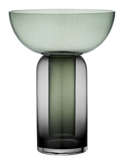 Aytm Torus Vase Black BLACK/FOREST H33CM