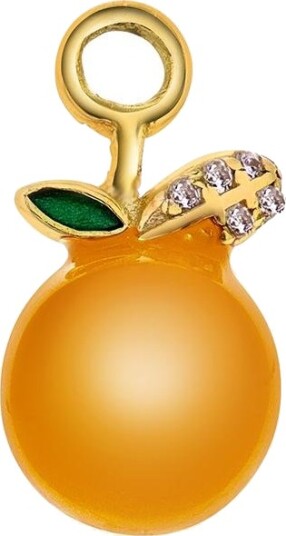 Sandra Lyng X Pan Jewelry Orange Crush charms i 925 forgylt sølv