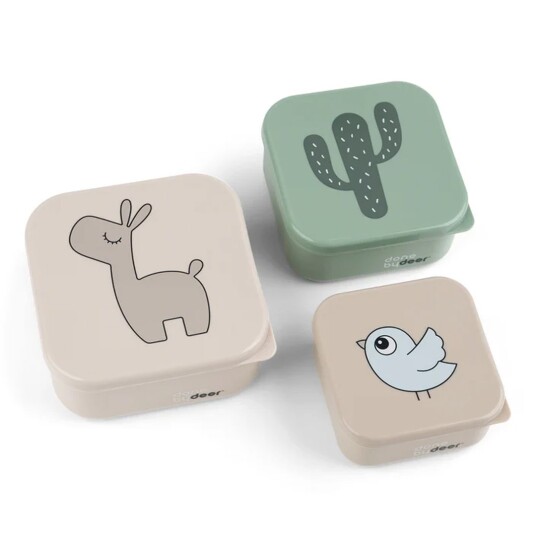Done By Deer Snack Box 3-Pack Lalee, Sand Mix Done By Deer Snack Box 3-Pack Lalee, Sand Mix