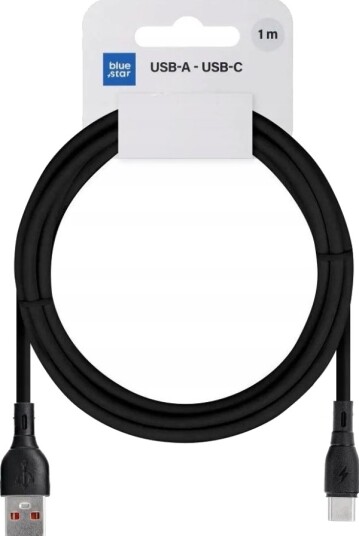 Bluestar Blue Star Kabel Eco* 3A Usb-A Til Type C Pj68-25-3 1M Svart