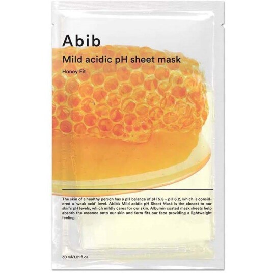 Abib Mild Acidic Ph Sheet Mask Honey Fit 10-Pack 30 g Abib Mild Acidic Ph Sheet Mask Honey Fit 10-Pack 30 g