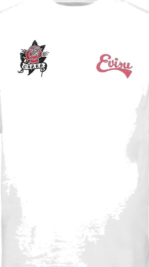 Evisu Ej Osaka Rose Tee   WHITE   L