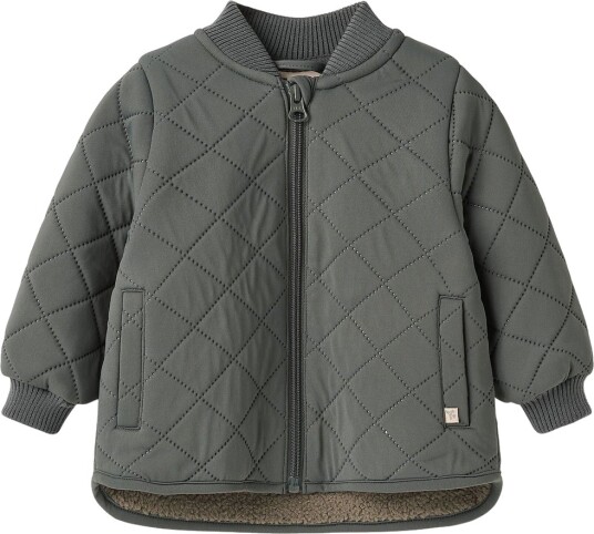 Wheat Termojakke m. Fleece Benny Dark Shadow Wheat 1½ år (86) Termoklær Grå