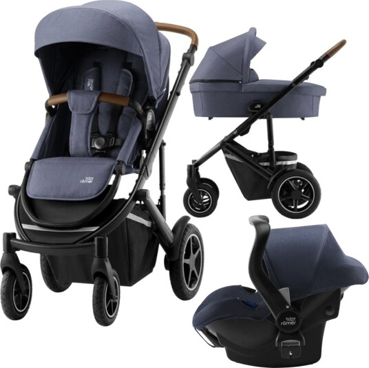 Britax Römer Smile III Ink. Bag Indigo Blue + Primo Bilstol