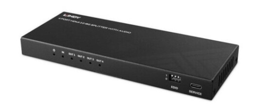 Lindy 38535, Hdmi, 4X Hdmi, 3,5 Mm, 7680 X 4320 Piksler, Sort, Metall Lindy 38535, Hdmi, 4X Hdmi, 3,5 Mm, 7680 X 4320 Piksler, Sort, Metall