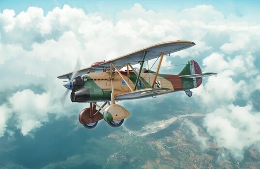 Italeri 1:72 Fiat CR.32 Freccia Modellbyggesett fra Andre Verdenskrig