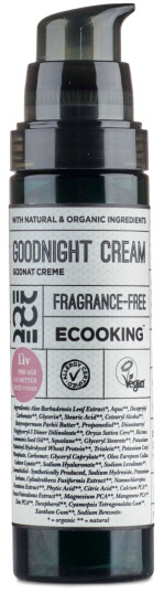 Ecooking 50+ Godnattkrem Uparfymert 50 ml - Anti-age & Fuktighetsgivende